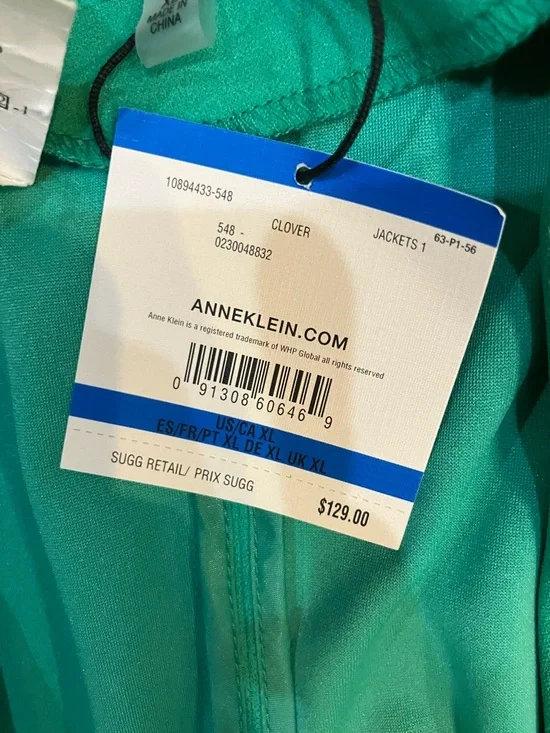 Ann Klein NWT Green Blazer - Picture 2 of 6